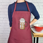 {{product_title}} – {{color}} embroidered kitchen apron
