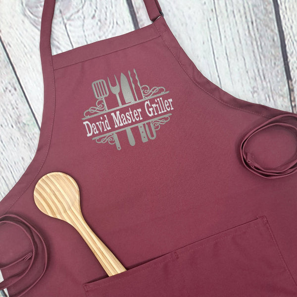 {{product_title}} – {{color}} embroidered kitchen apron