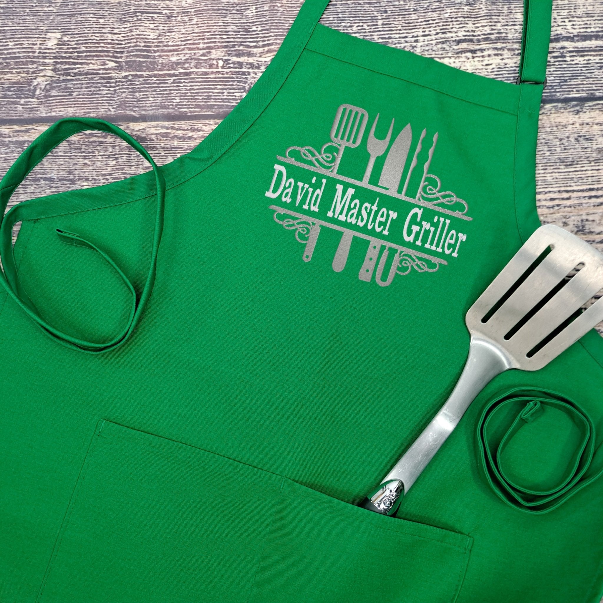 {{product_title}} – {{color}} embroidered kitchen apron