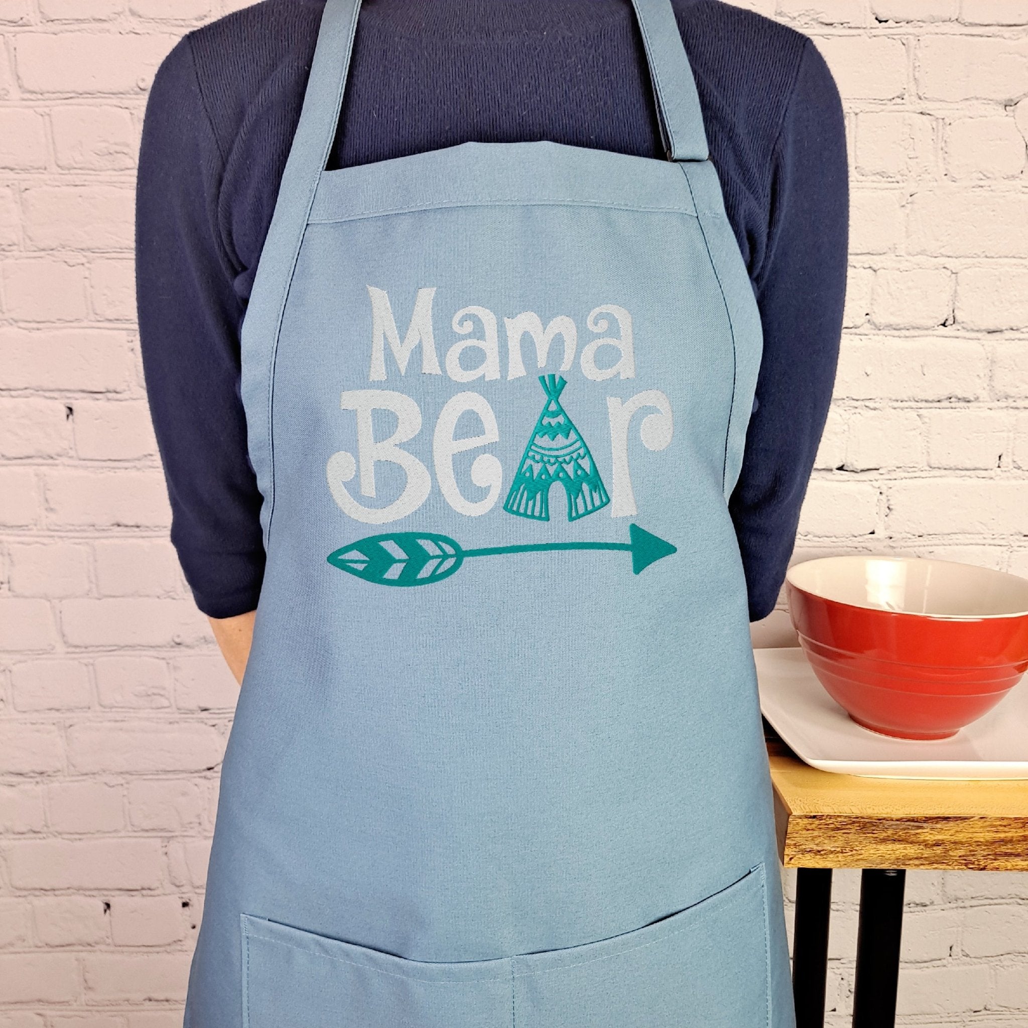 {{product_title}} – {{color}} embroidered kitchen apron