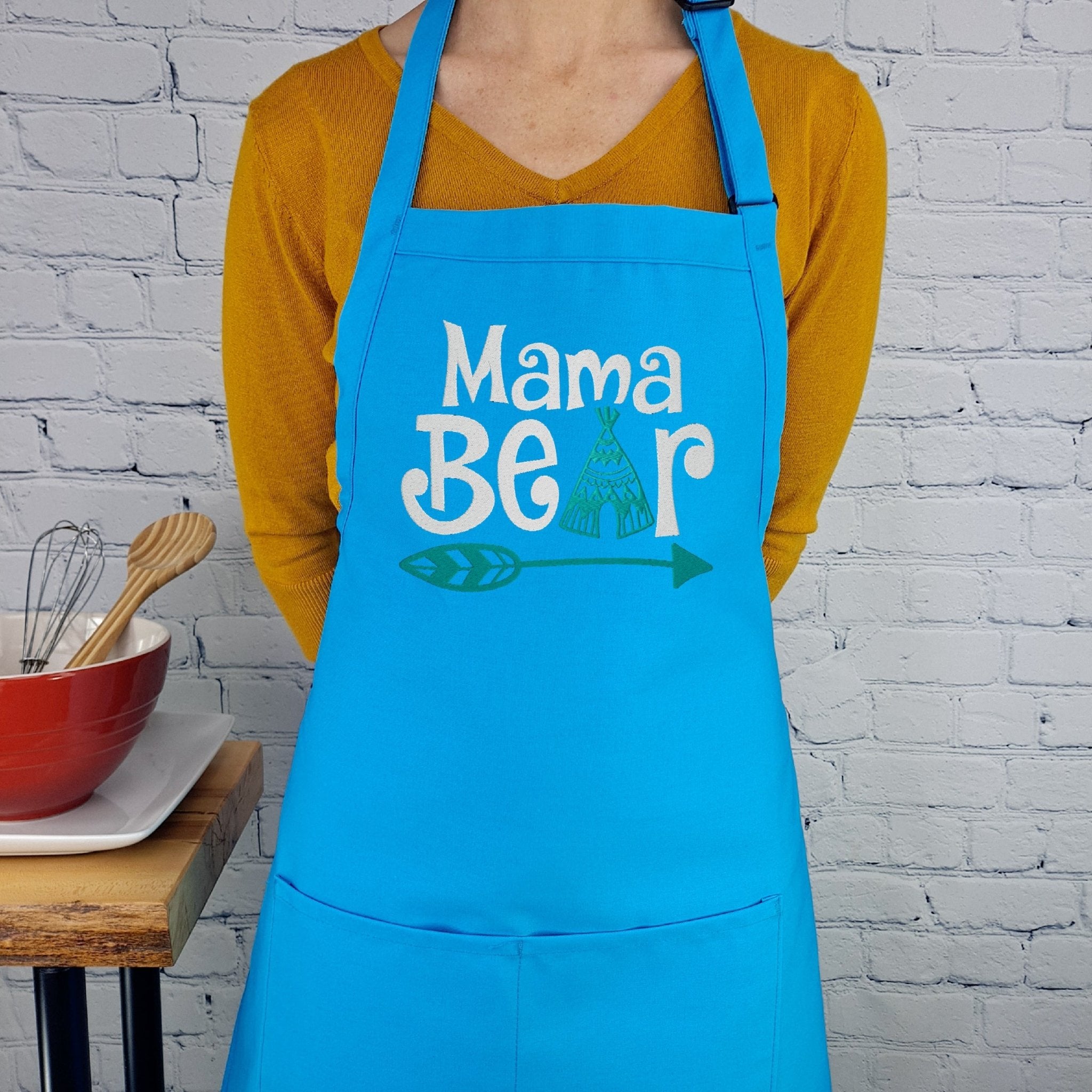 {{product_title}} – {{color}} embroidered kitchen apron