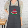 {{product_title}} – {{color}} embroidered kitchen apron