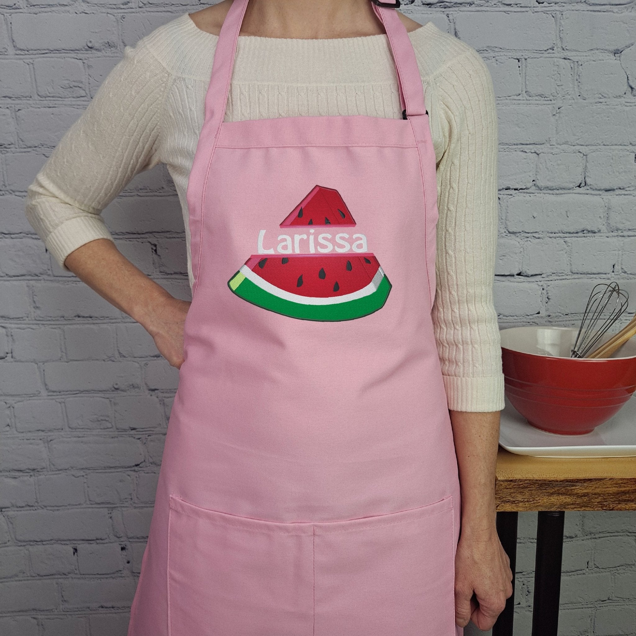 {{product_title}} – {{color}} embroidered kitchen apron