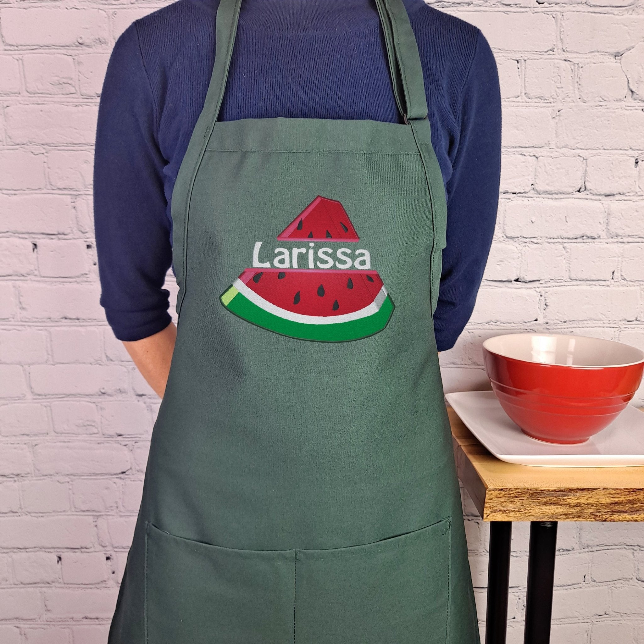 {{product_title}} – {{color}} embroidered kitchen apron