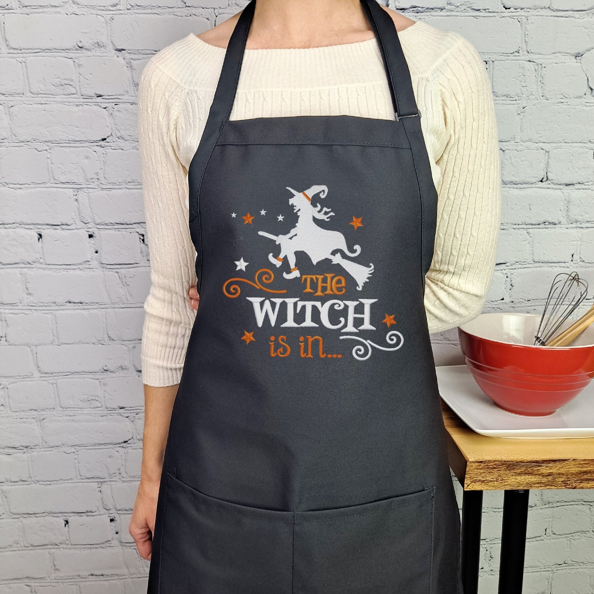 {{product_title}} – {{color}} embroidered kitchen apron