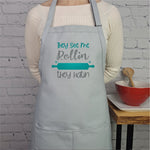 {{product_title}} – {{color}} embroidered kitchen apron