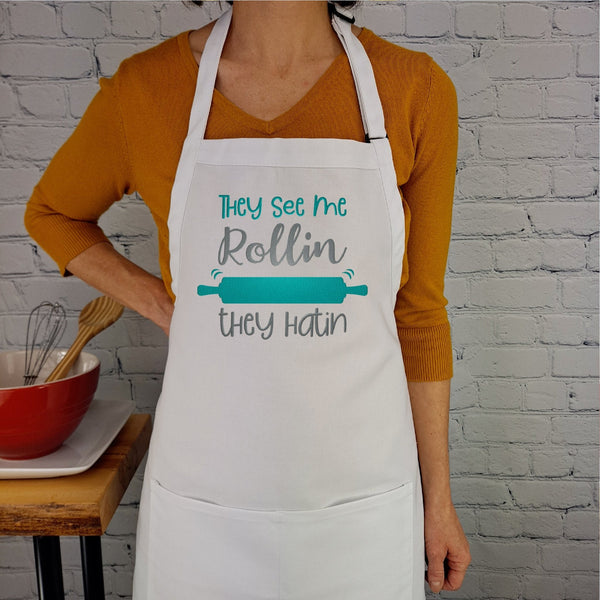 {{product_title}} – {{color}} embroidered kitchen apron