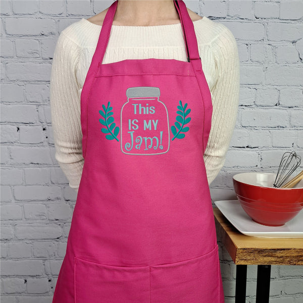 {{product_title}} – {{color}} embroidered kitchen apron