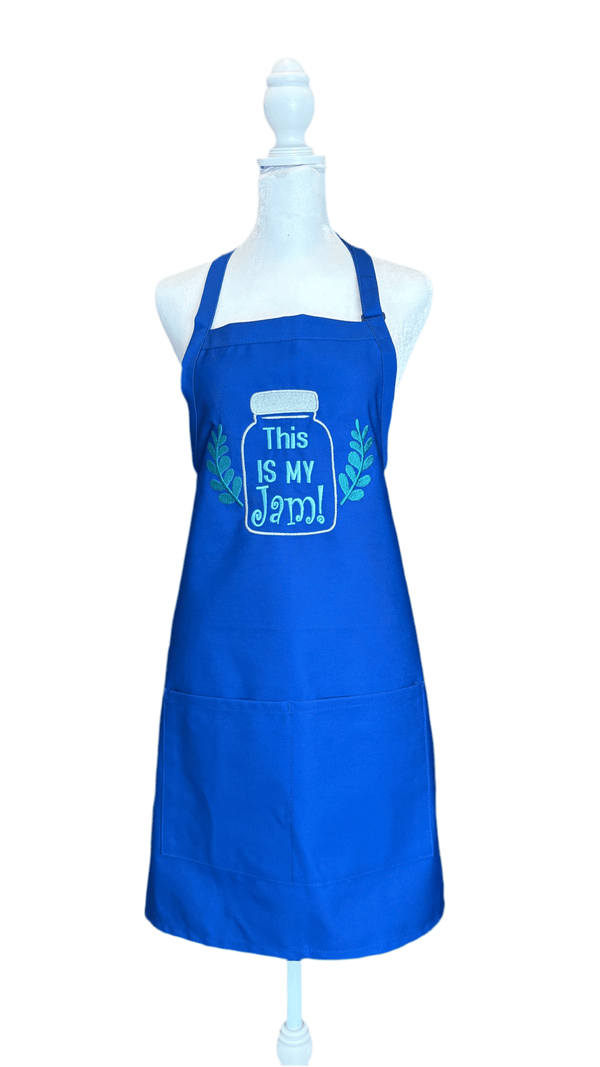 {{product_title}} – {{color}} embroidered kitchen apron