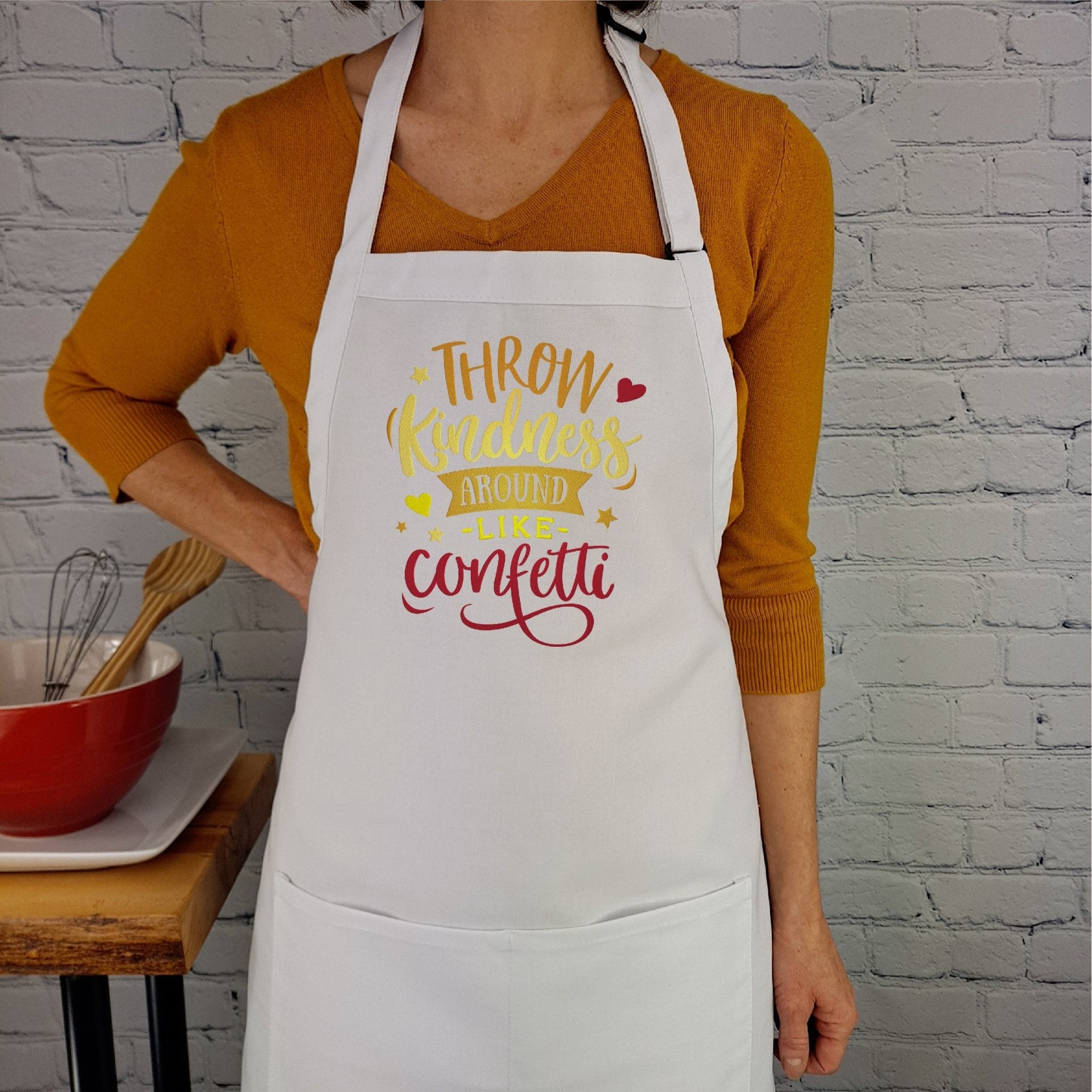 {{product_title}} – {{color}} embroidered kitchen apron