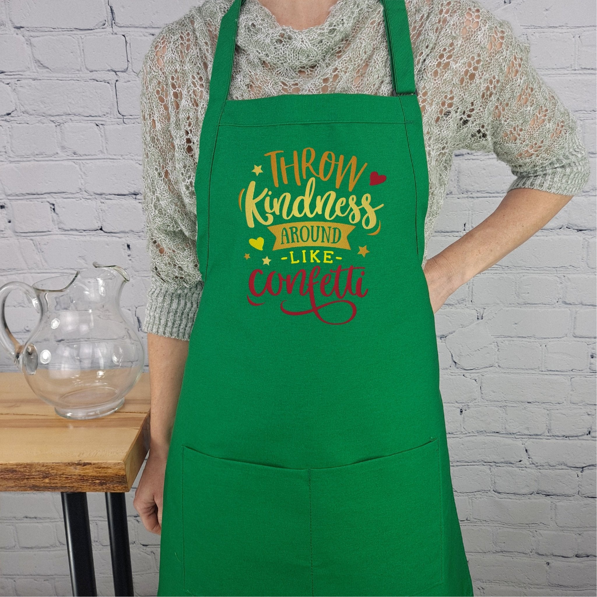 {{product_title}} – {{color}} embroidered kitchen apron