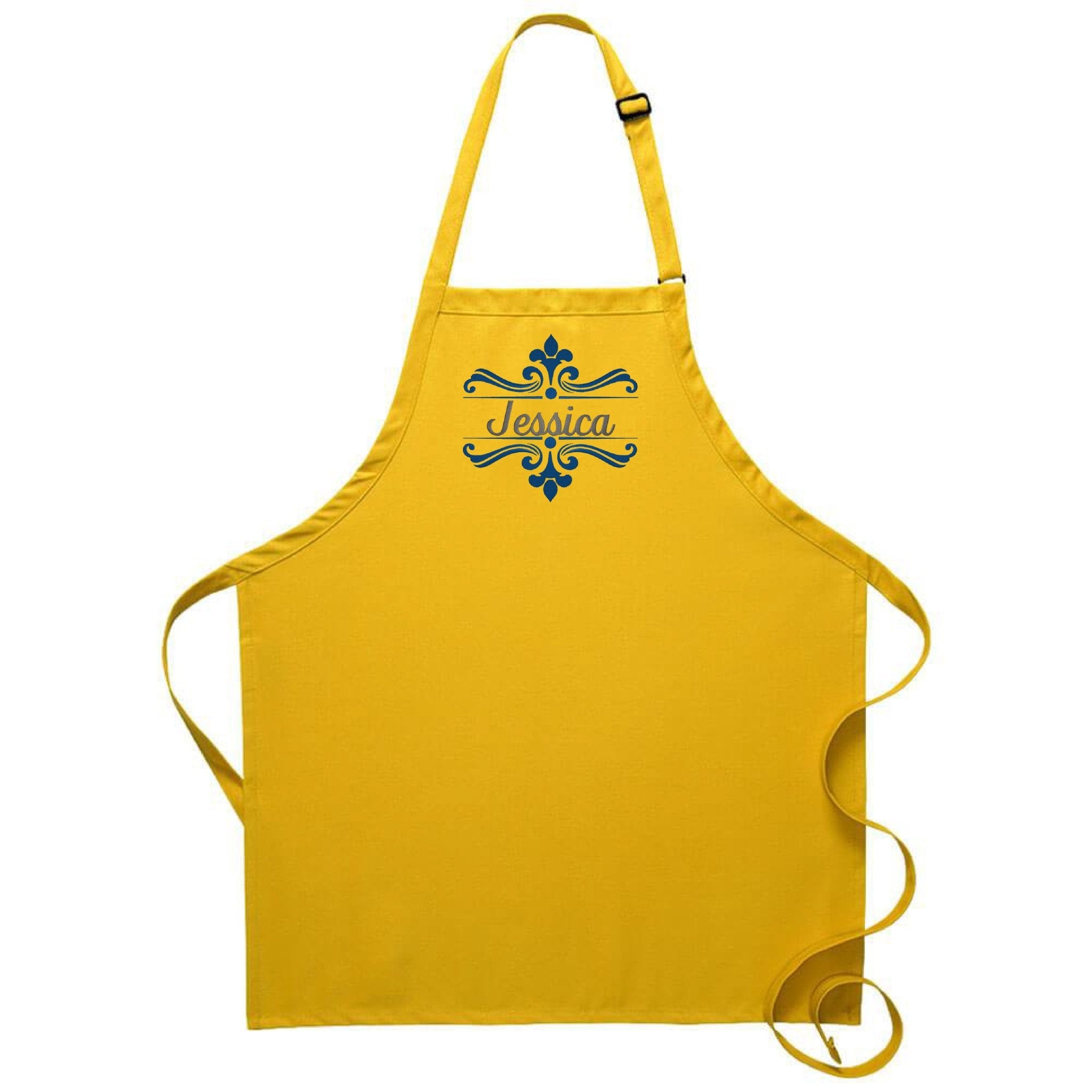 {{product_title}} – {{color}} embroidered kitchen apron