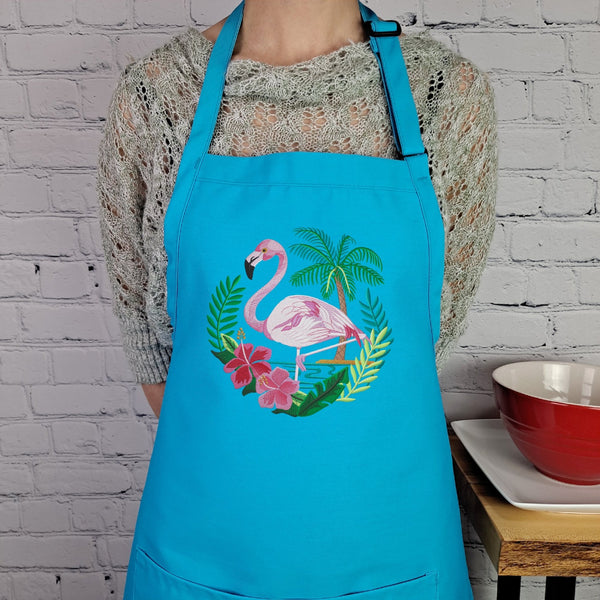 {{product_title}} – {{color}} embroidered kitchen apron