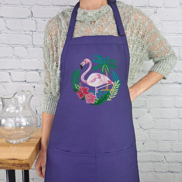 {{product_title}} – {{color}} embroidered kitchen apron