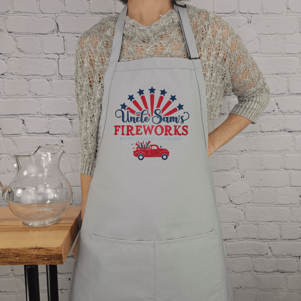 {{product_title}} – {{color}} embroidered kitchen apron