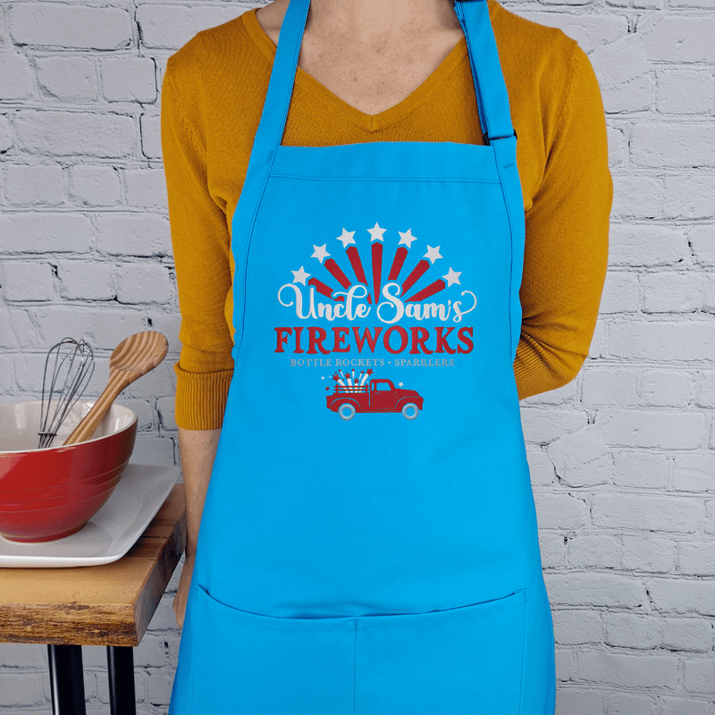 {{product_title}} – {{color}} embroidered kitchen apron