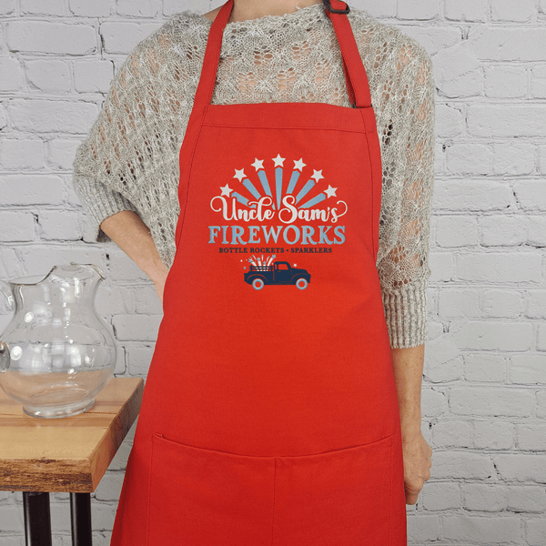 {{product_title}} – {{color}} embroidered kitchen apron