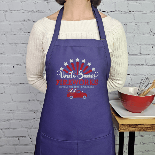 {{product_title}} – {{color}} embroidered kitchen apron