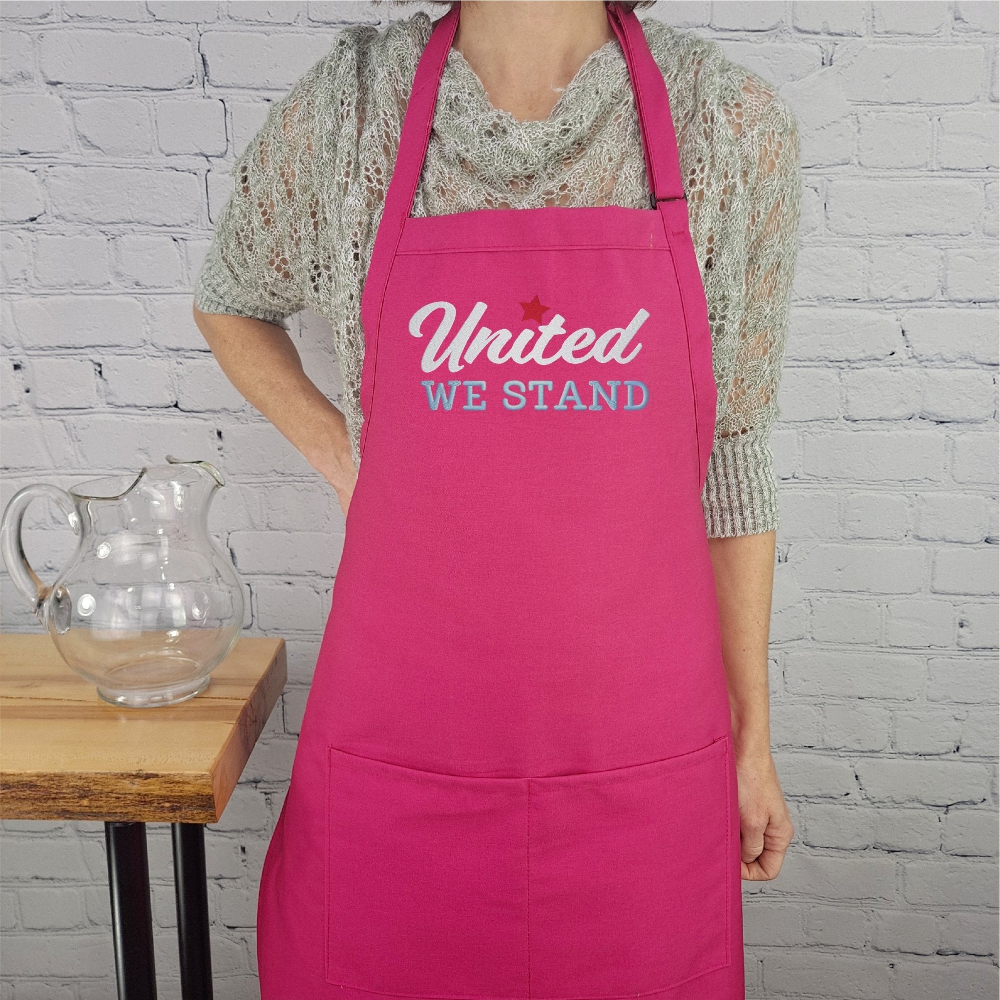 {{product_title}} – {{color}} embroidered kitchen apron