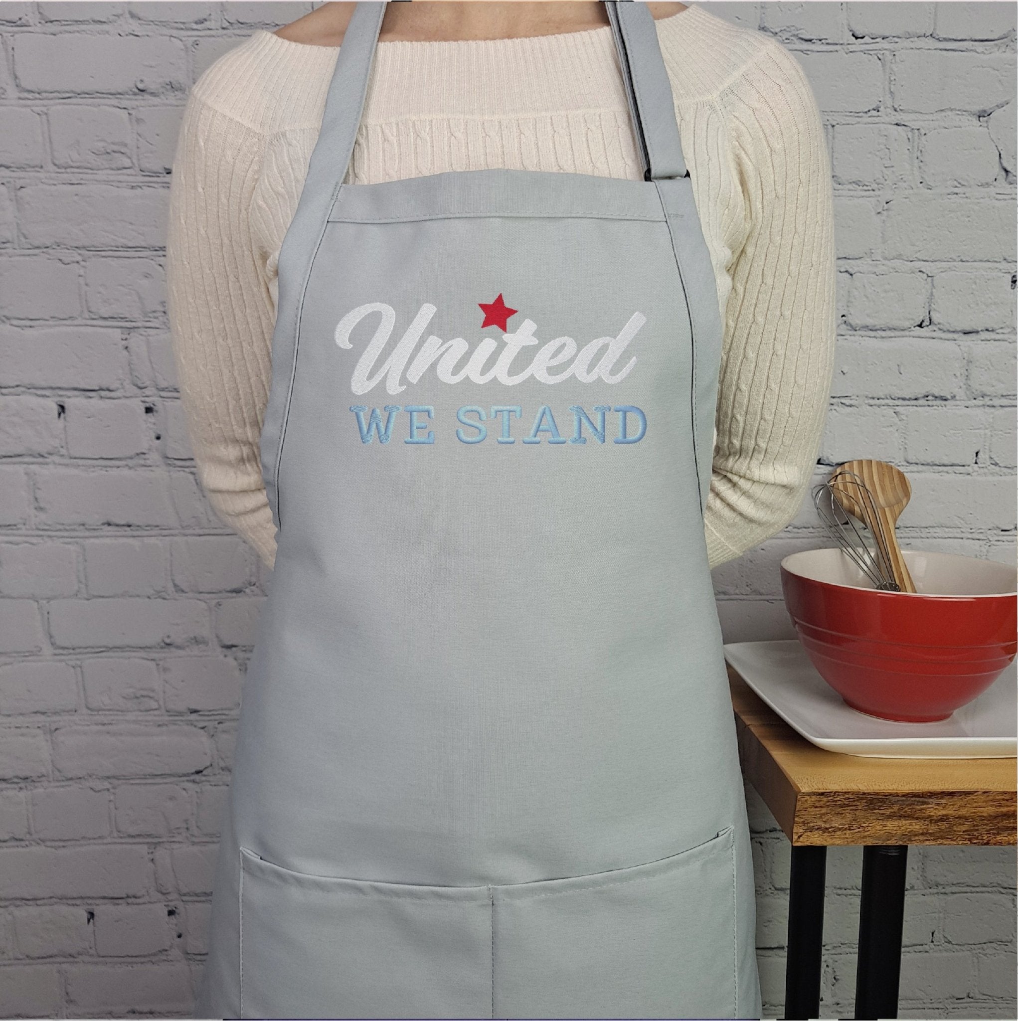 {{product_title}} – {{color}} embroidered kitchen apron