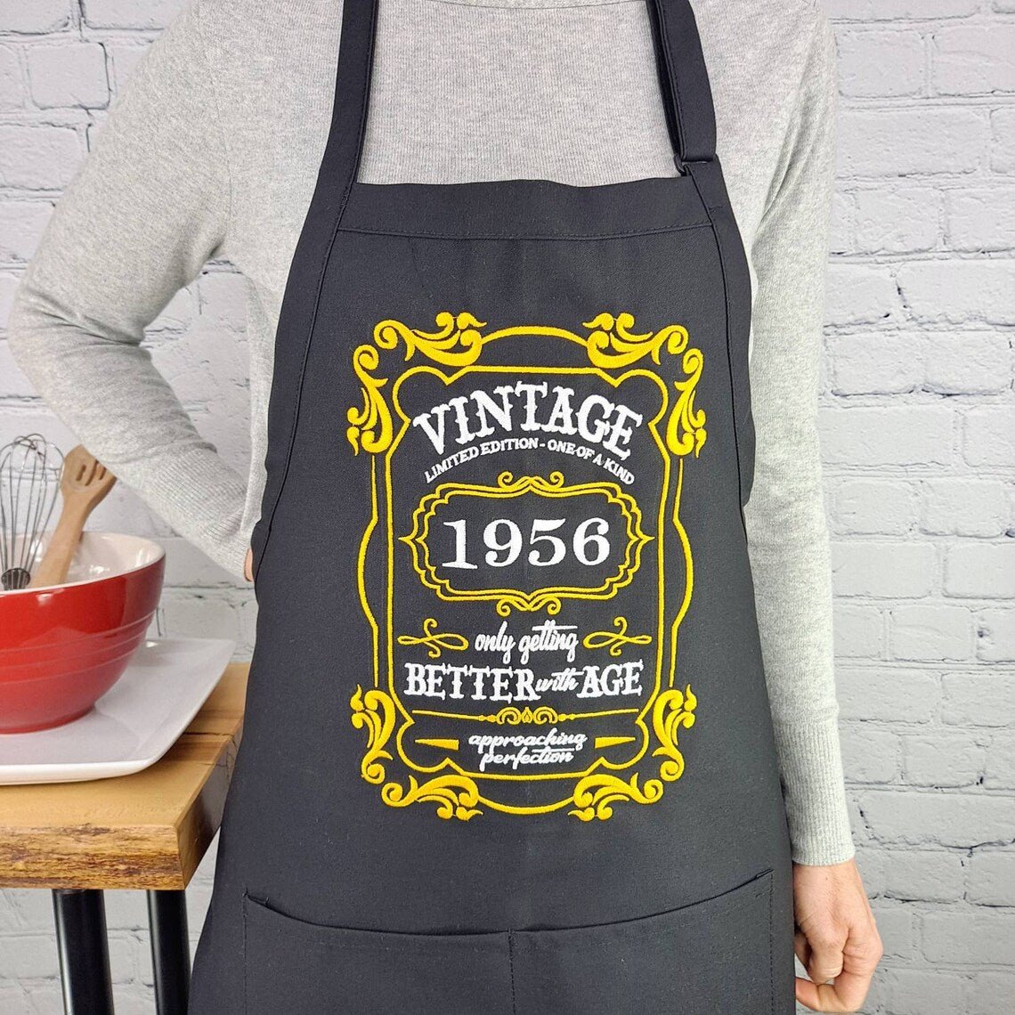 {{product_title}} – {{color}} embroidered kitchen apron