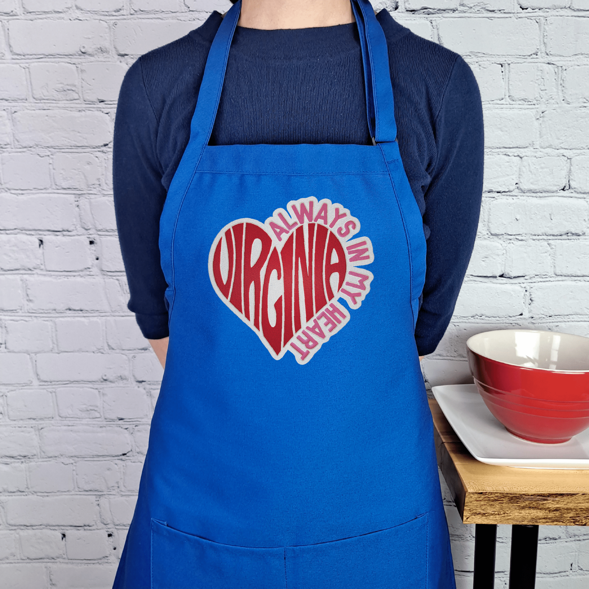 {{product_title}} – {{color}} embroidered kitchen apron