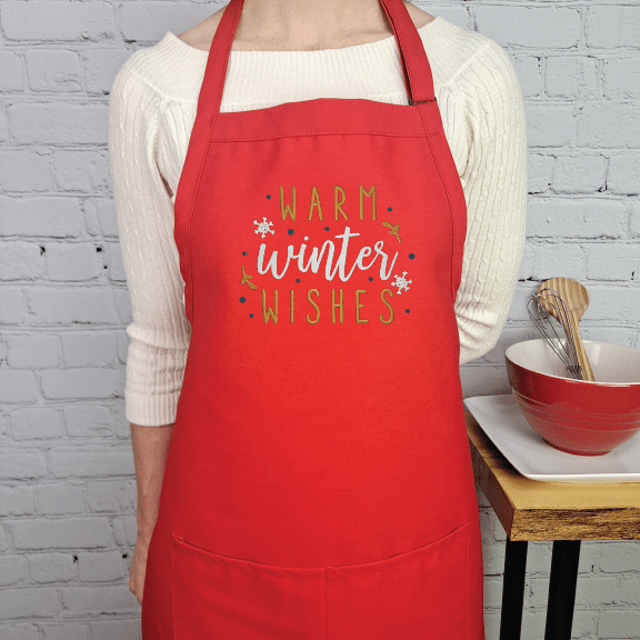 {{product_title}} – {{color}} embroidered kitchen apron