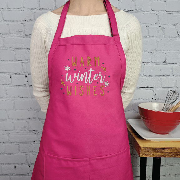 {{product_title}} – {{color}} embroidered kitchen apron
