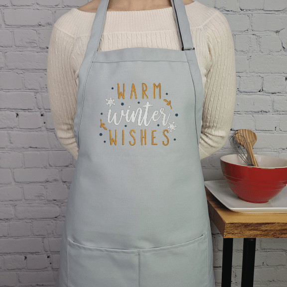 {{product_title}} – {{color}} embroidered kitchen apron