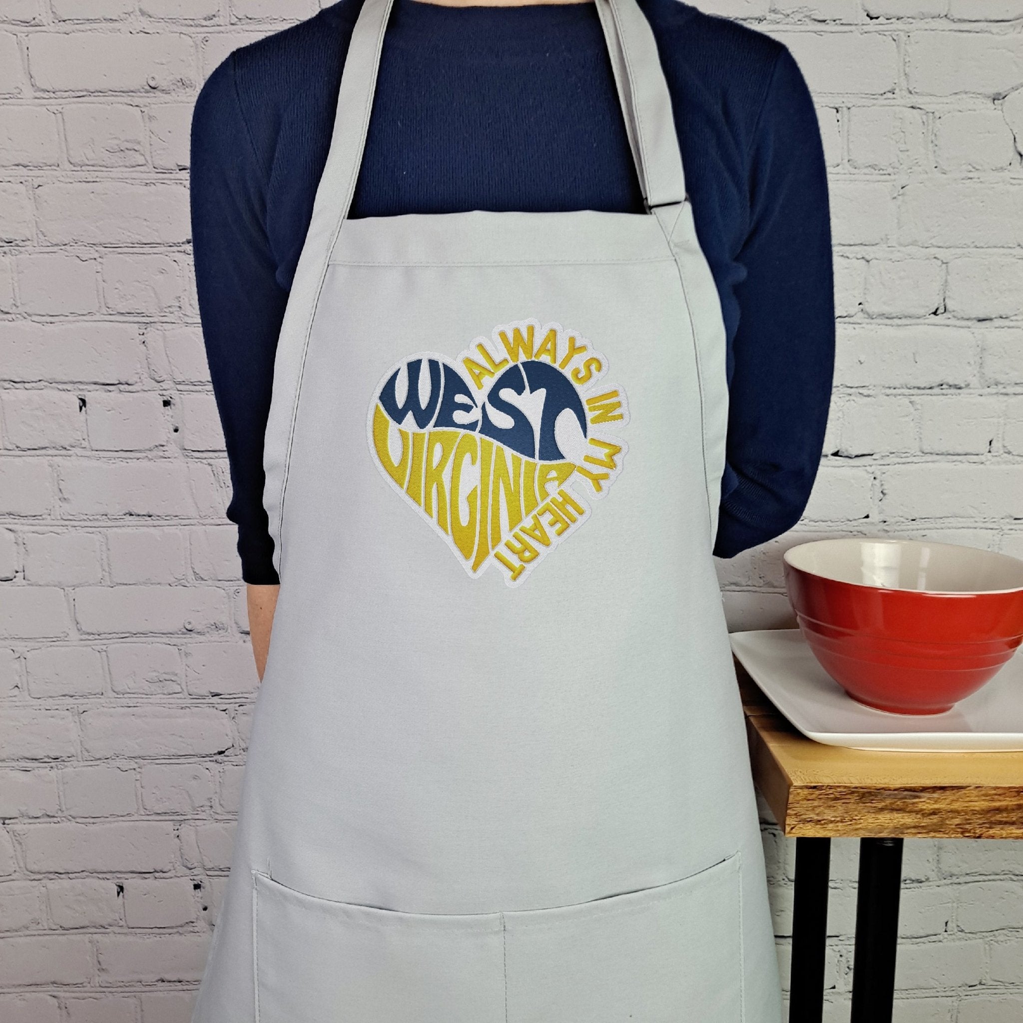 {{product_title}} – {{color}} embroidered kitchen apron