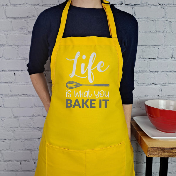 {{product_title}} – {{color}} embroidered kitchen apron