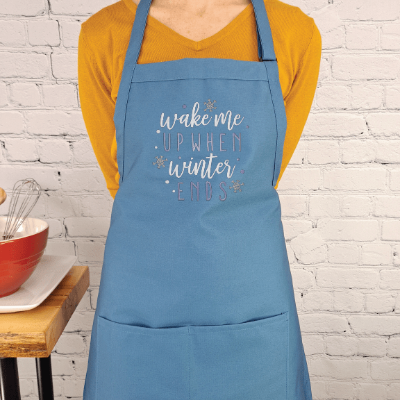 {{product_title}} – {{color}} embroidered kitchen apron
