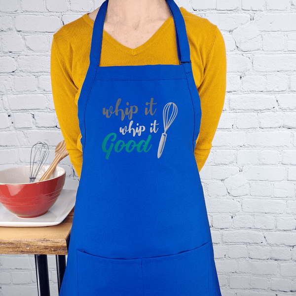 {{product_title}} – {{color}} embroidered kitchen apron