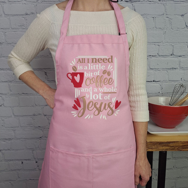 {{product_title}} – {{color}} embroidered kitchen apron