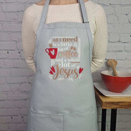 {{product_title}} – {{color}} embroidered kitchen apron
