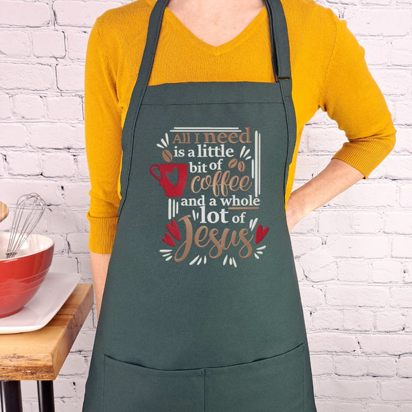 {{product_title}} – {{color}} embroidered kitchen apron