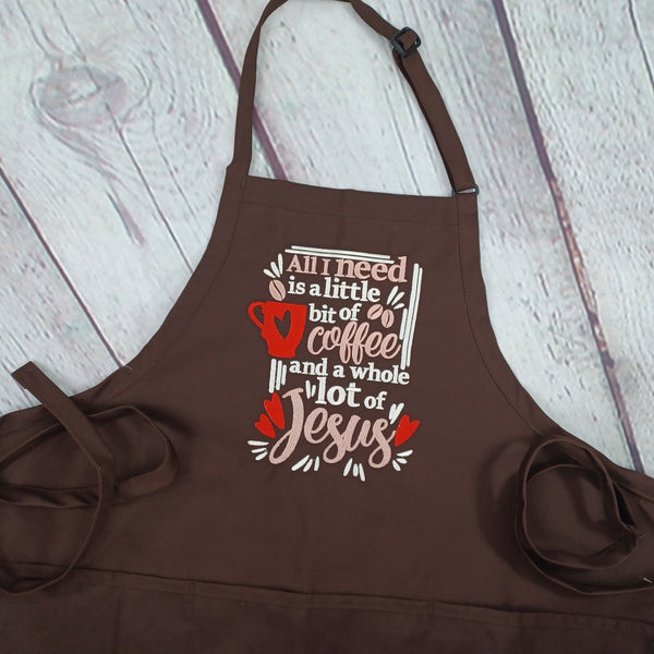 {{product_title}} – {{color}} embroidered kitchen apron