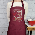 {{product_title}} – {{color}} embroidered kitchen apron