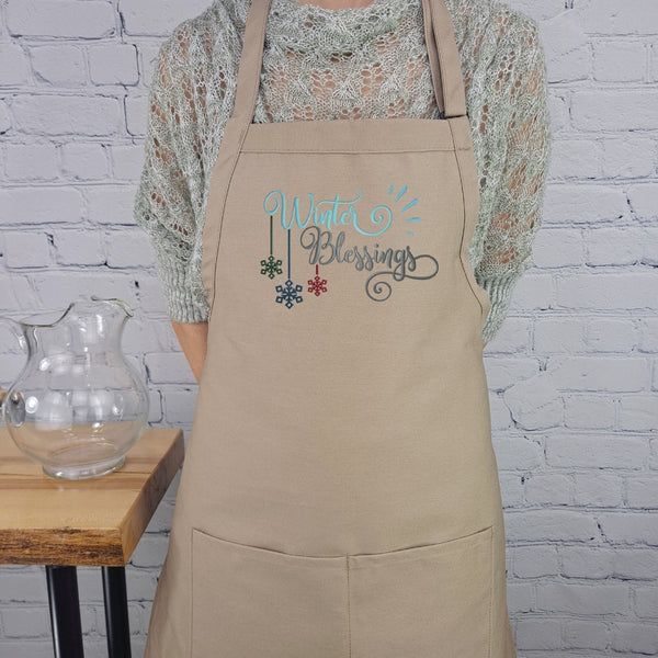 {{product_title}} – {{color}} embroidered kitchen apron
