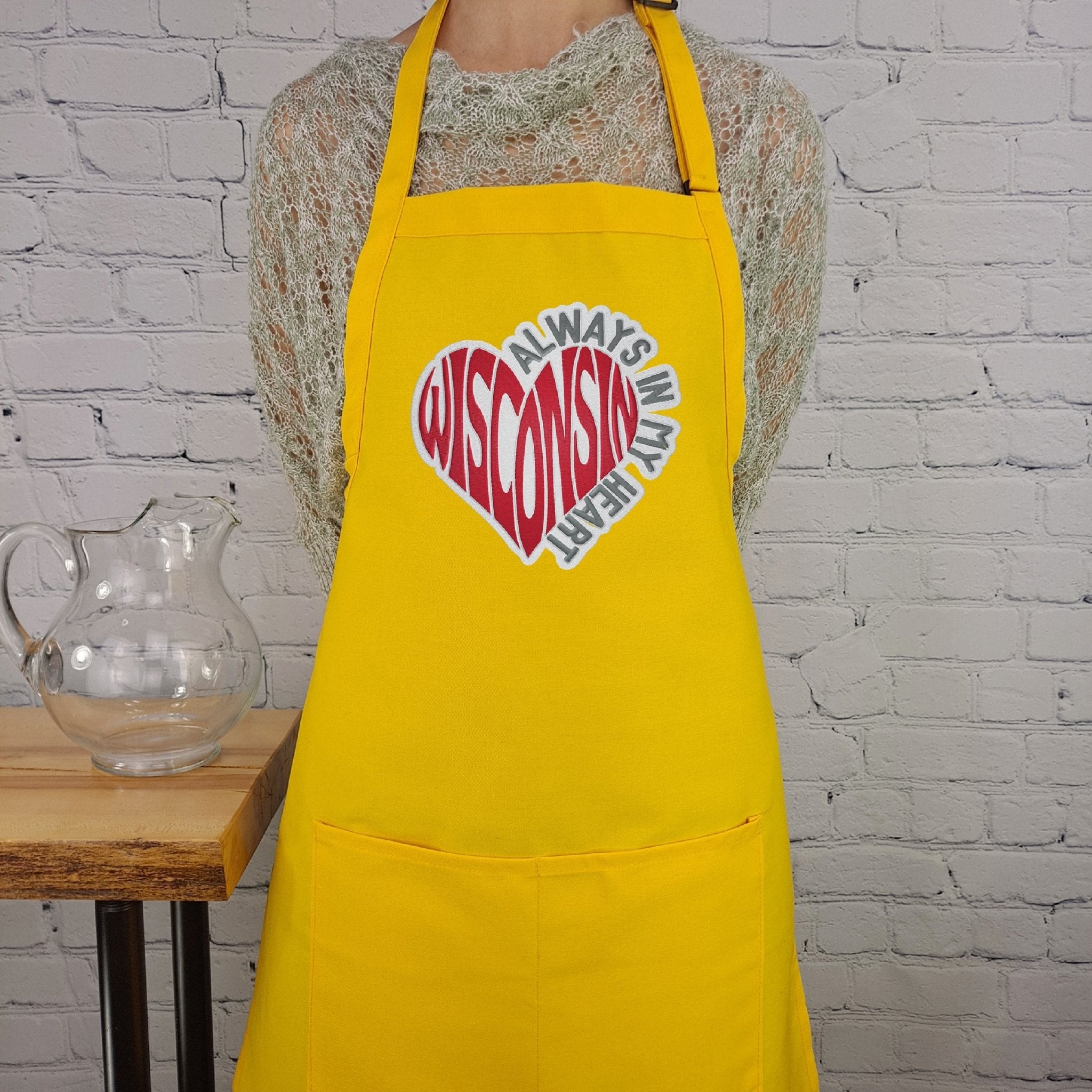 {{product_title}} – {{color}} embroidered kitchen apron