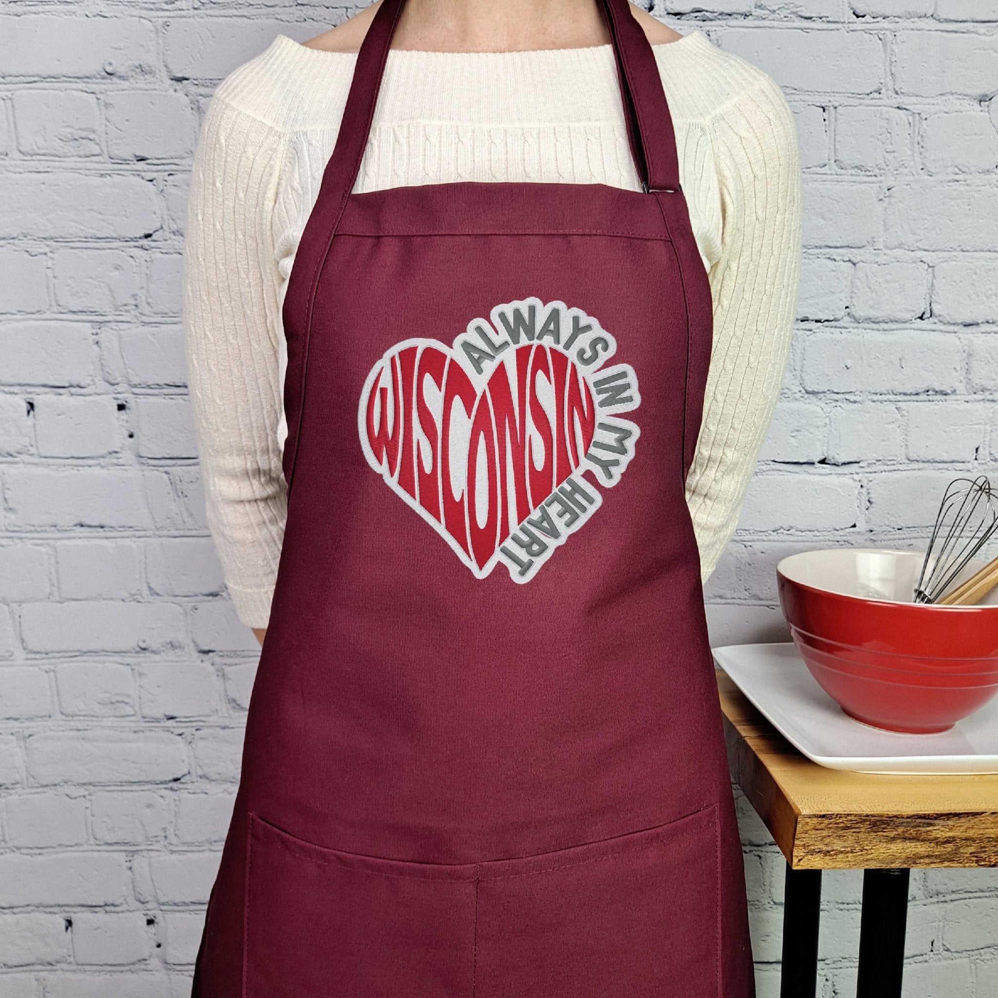 {{product_title}} – {{color}} embroidered kitchen apron