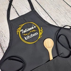 {{product_title}} – {{color}} embroidered kitchen apron