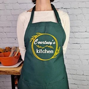 {{product_title}} – {{color}} embroidered kitchen apron