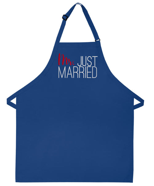 Mr. Just Married His Couples Apron