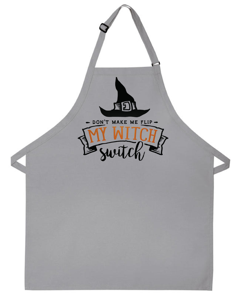 Flip My Witch Switch! Halloween Apron