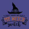 Flip My Witch Switch! Halloween Apron