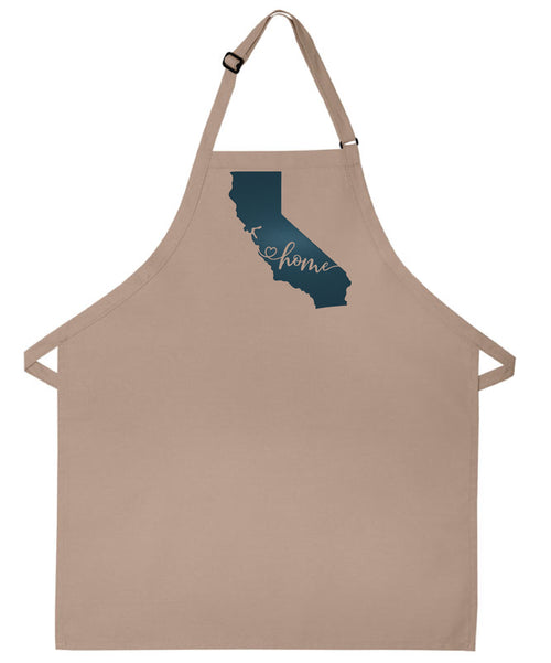 California apron embroider gift baking apron perfect gift for her