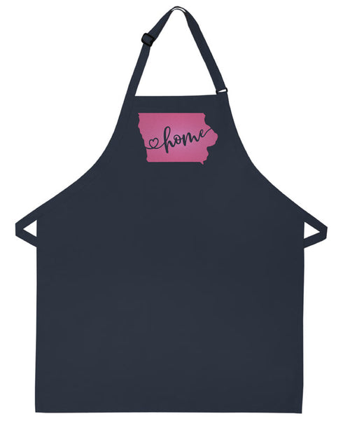 Iowa Embroidered Apron perfect gift for her baking love our home state kitchen cooking apron