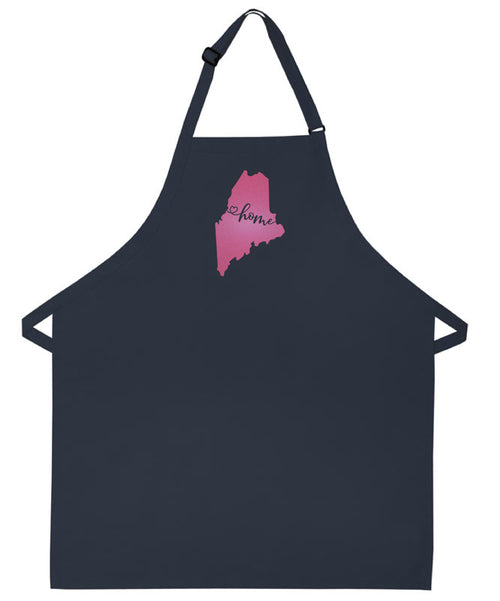 Maine Embroidered Apron love our home state perfect gift for her kitchen baking apron