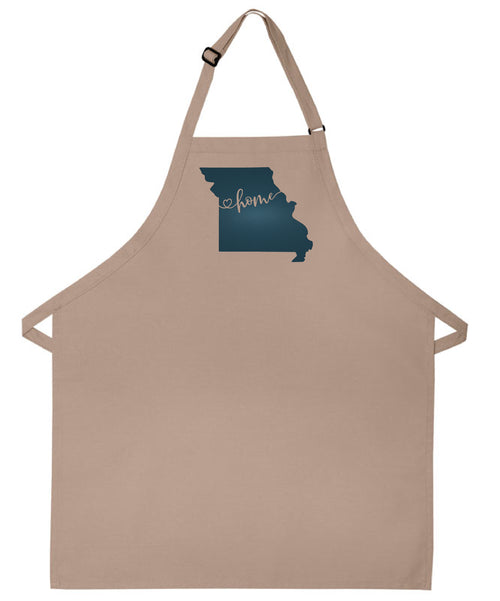 Missouri apron embroider gift baking apron perfect gift for her